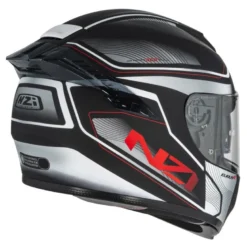 Kask integralny NZI EURUS 4 STREAM CHARMENT BLACK WHITE TINTED S MATT czarny biały