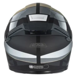 Kask integralny NZI EURUS 4 STREAM VANGUARD BLACK SAND RED TINTED MATT czarny beżowy czerwony