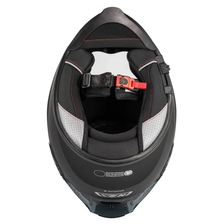 Kask integralny NZI EURUS 4 STREAM MATT BLACK czarny mat