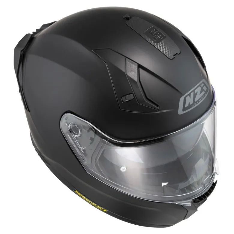 Kask integralny NZI GO RIDER STREAM DUO MATT BLACK czarny mat