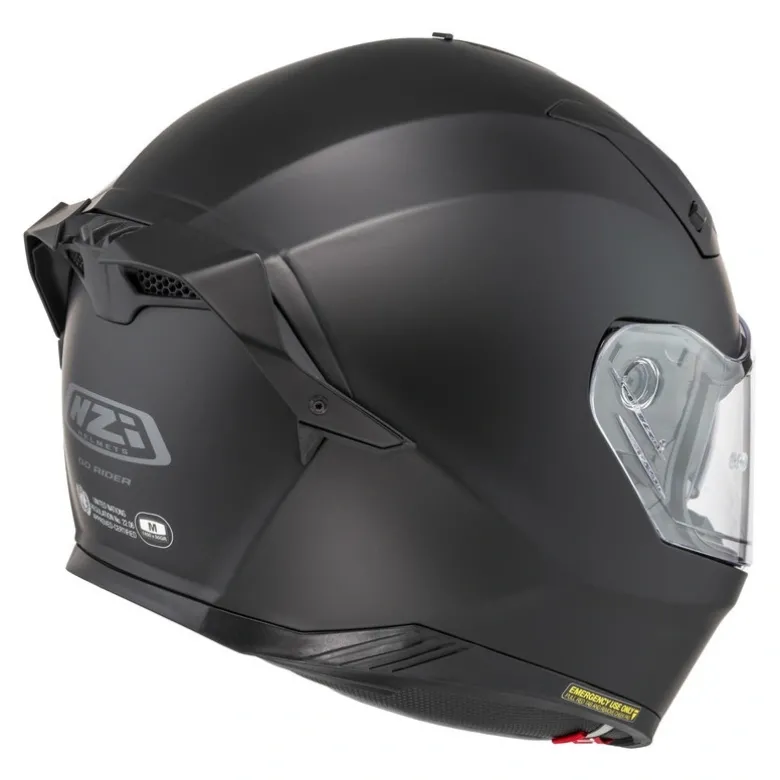 Kask integralny NZI GO RIDER STREAM DUO MATT BLACK czarny mat