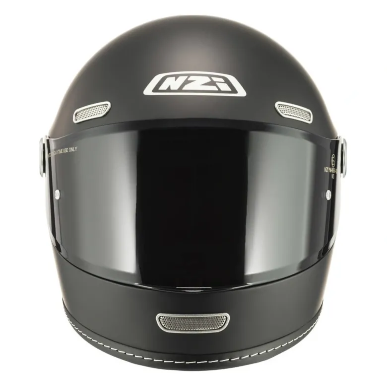 Kask integralny NZI REVIVAL MATT BLACK czarny mat