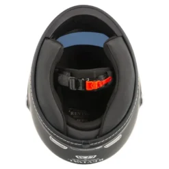 Kask integralny NZI REVIVAL MATT BLACK czarny mat