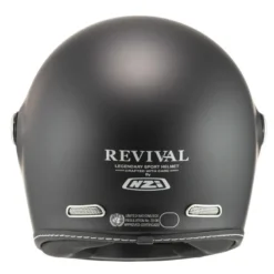 Kask integralny NZI REVIVAL MATT BLACK czarny mat
