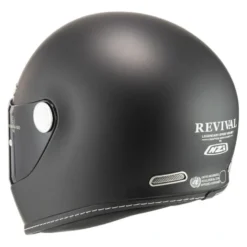 Kask integralny NZI REVIVAL MATT BLACK czarny mat