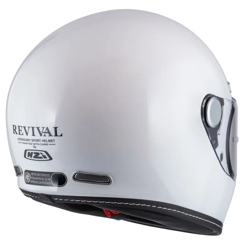 Kask integralny NZI REVIVAL WHITE biały