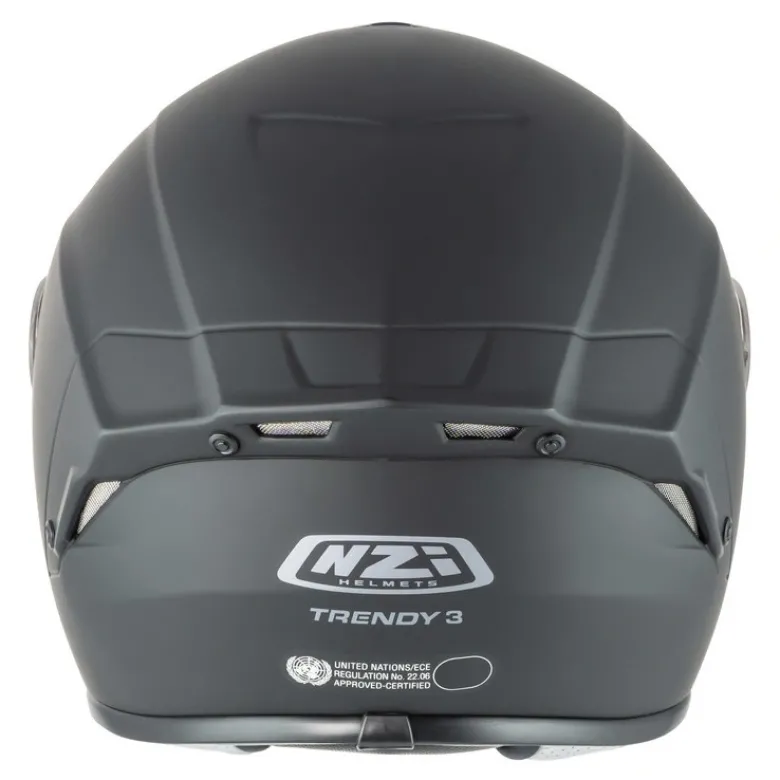 Kask integralny NZI TRENDY MATT BLACK czarny mat