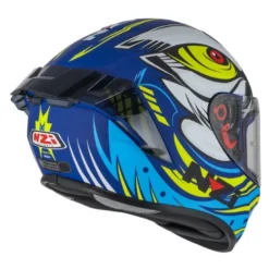Kask integralny NZI TRENDY OCELO BLUE WHITE SKY BLUE MATT biały niebieski