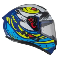 Kask integralny NZI TRENDY OCELO BLUE WHITE SKY BLUE MATT biały niebieski