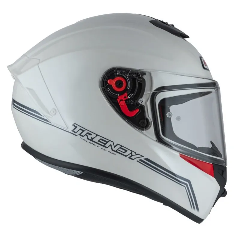 Kask integralny NZI TRENDY SOLID WHITE biały