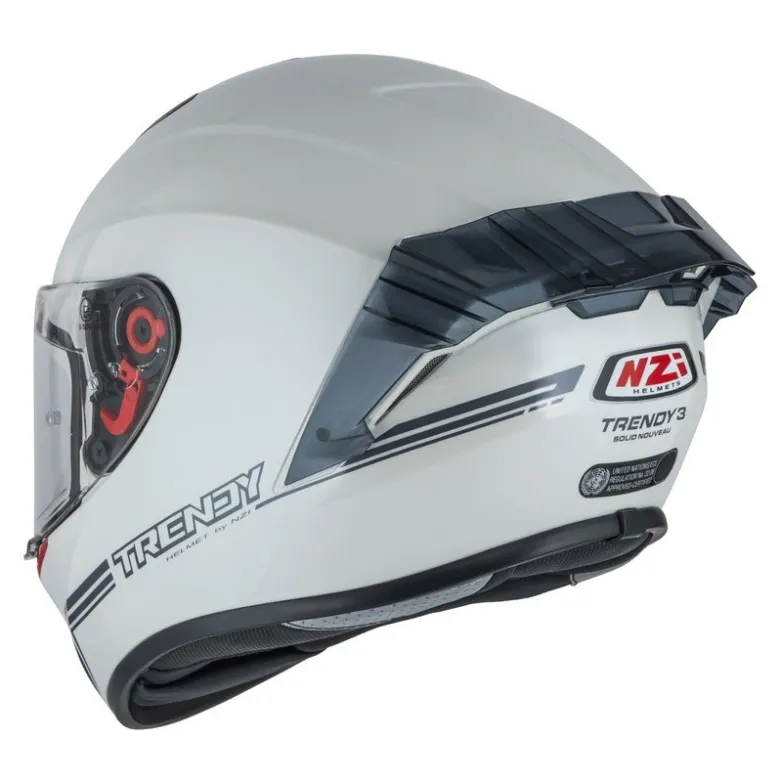 Kask integralny NZI TRENDY SOLID WHITE biały