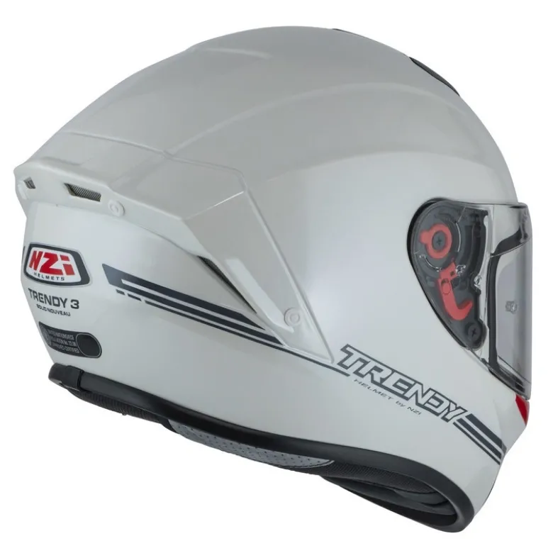 Kask integralny NZI TRENDY SOLID WHITE biały