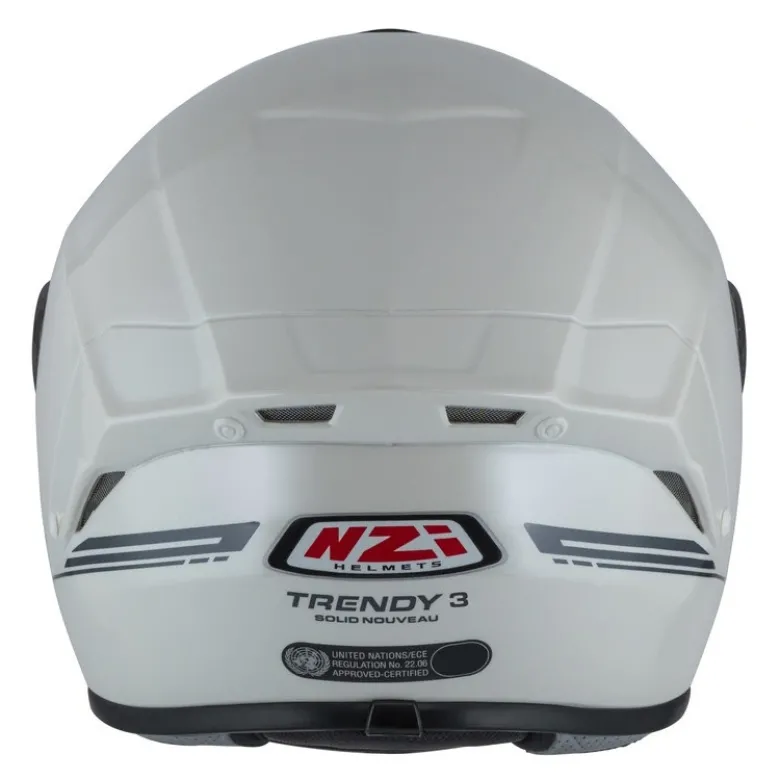 Kask integralny NZI TRENDY SOLID WHITE biały