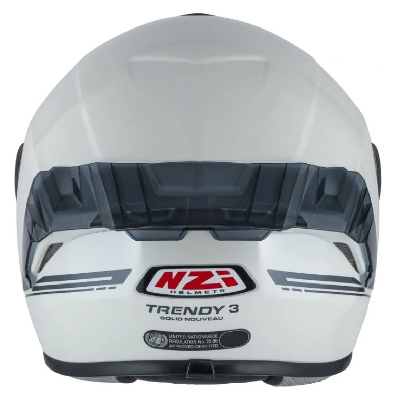Kask integralny NZI TRENDY SOLID WHITE biały