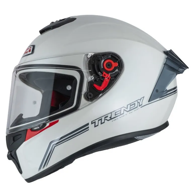 Kask integralny NZI TRENDY SOLID WHITE biały