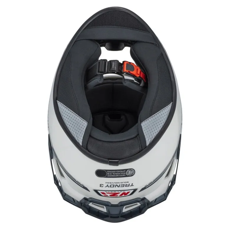 Kask integralny NZI TRENDY SOLID WHITE biały