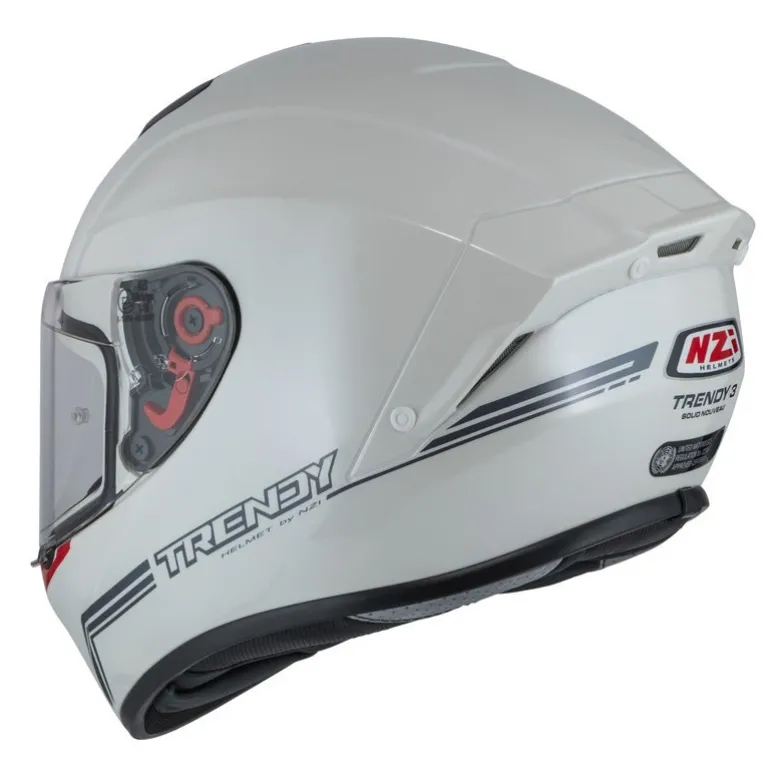 Kask integralny NZI TRENDY SOLID WHITE biały