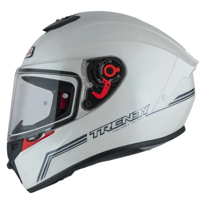 Kask integralny NZI TRENDY SOLID WHITE biały