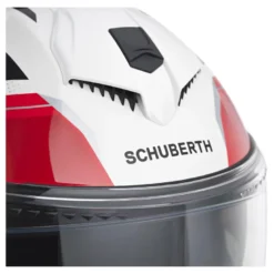 Kask integralny SCHUBERTH S3 ECE APEX WHITE czarny biały czerwony