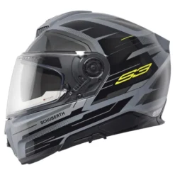 Kask integralny SCHUBERTH S3 ECE APEX GREY szary czarny żółty fluo