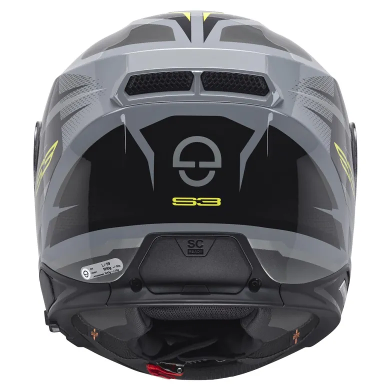 Kask integralny SCHUBERTH S3 ECE APEX GREY szary czarny żółty fluo