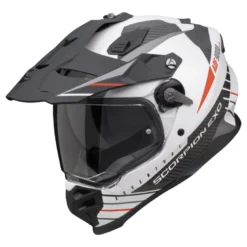 Kask integralny SCORPION ADF-9000 AIR FEAT MATT WHITE/BLACK/RED biały czarny czerwony