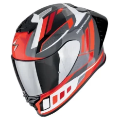 Kask integralny SCORPION EXO-R1 EVO II AIR VITAL GREY/WHITE/RED szary biały czerwony