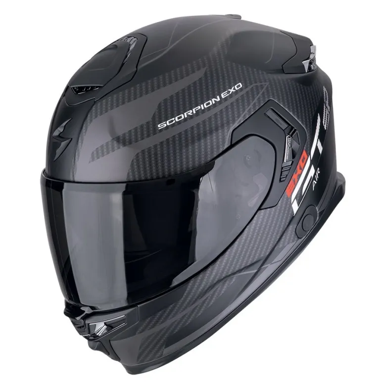 Kask integralny SCORPION EXO-GT SP AIR FLEX BLACK/SILVER czarny srebrny