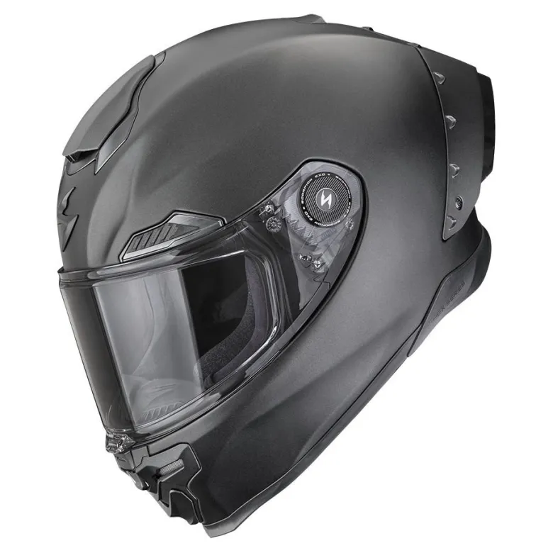 Kask integralny SCORPION EXO-RACE AIR SOLID MATT PEARL BLACK czarny mat