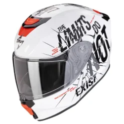 Kask integralny SCORPION EXO-JNR BOUM WHITE/BLACK biały czarny
