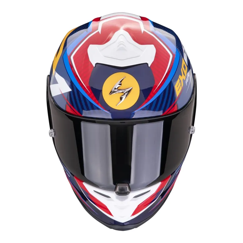 Kask integralny SCORPION EXO R1 EVO AIR COUP BLUE/RED/YELLOW niebieski czerwony żółty