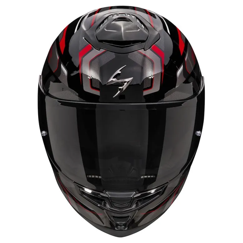 Kask integralny SCORPION EXO-GT SP AIR AUGUSTA BLACK/GREY/RED czarny szary czerwony