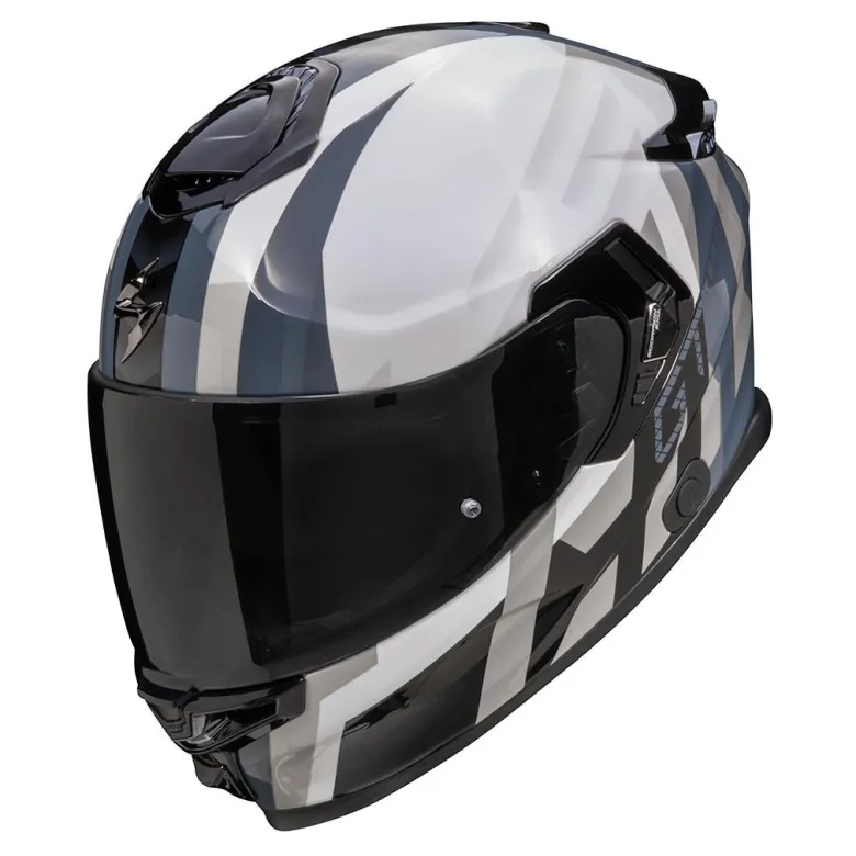 Kask integralny SCORPION EXO-GT SP AIR TOURADVEN WHITE/SILVER biały srebrny