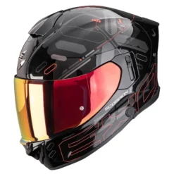 Kask integralny SCORPION EXO-530 AIR FOND METAL BLACK/RED czarny czerwony