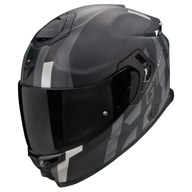 Kask integralny SCORPION EXO-GT SP AIR TOURADVEN MATT BLACK/SILVER czarny srebrny
