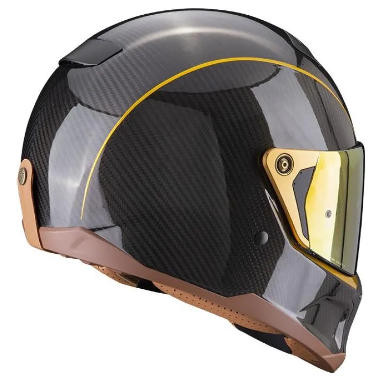 Kask integralny SCORPION EXO-HX1 CARBON SE BLACK/GOLD czarny złoty