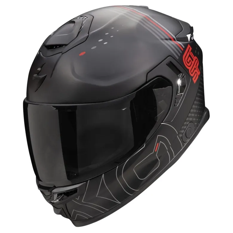 Kask integralny SCORPION EXO-GT SP AIR TECHLANE MATT BLACK/GREY/RED czarny szary czerwony