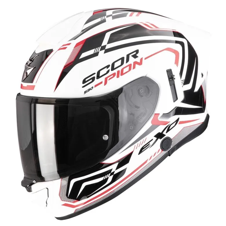 Kask integralny SCORPION EXO-530 AIR SLOPE WHITE/BLACK/RED biały czarny czerwony
