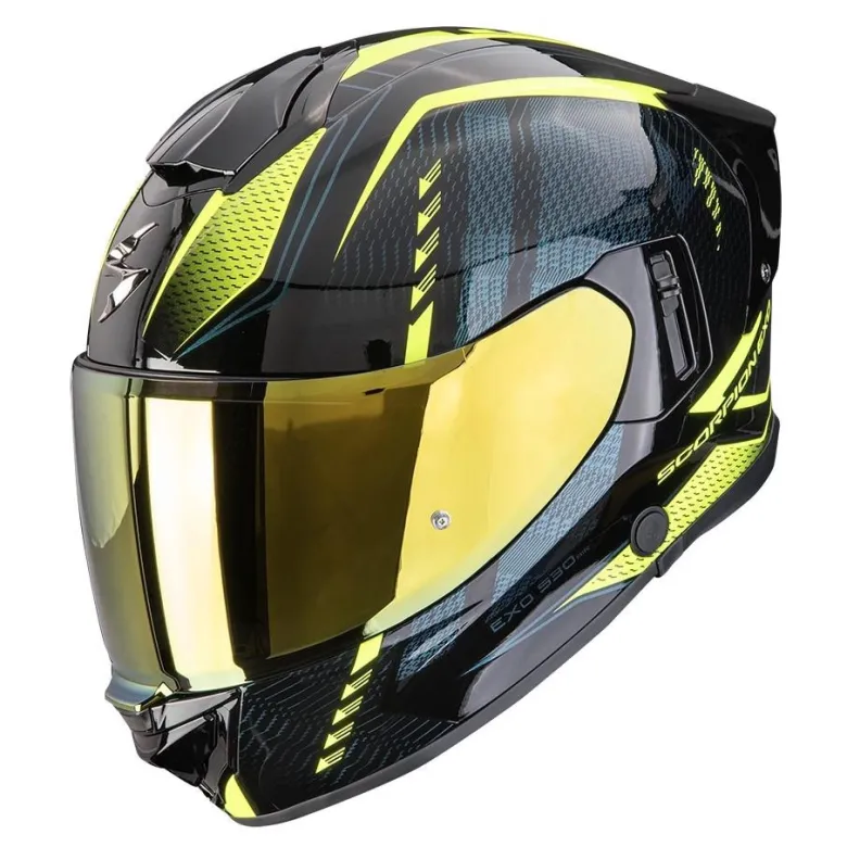 Kask integralny SCORPION EXO-530 AIR THERAS BLACK/NEON YELLOW czarny żółty fluo