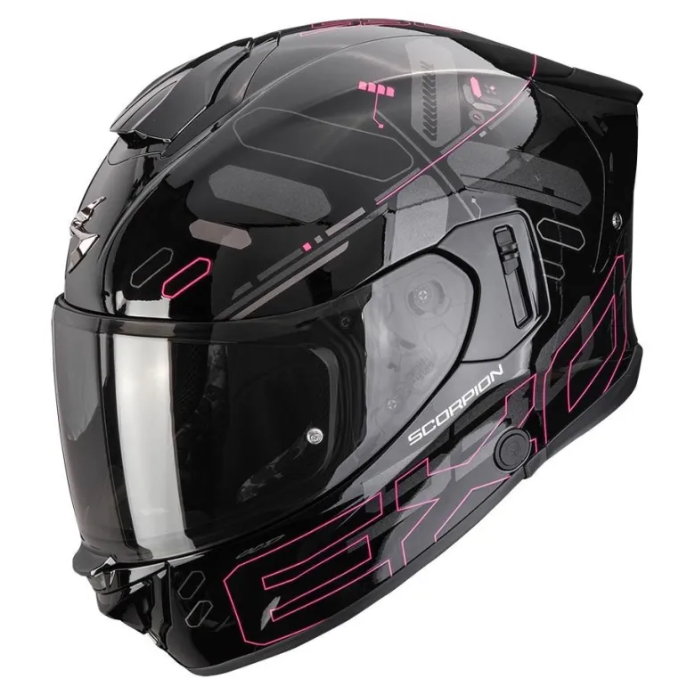 Kask integralny SCORPION EXO-530 AIR FOND BLACK/PINK czarny różowy