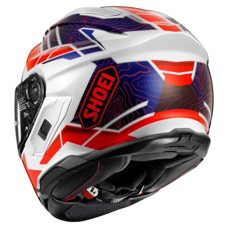 Kask integralny SHOEI GT-AIR 3 HIKE TC-10 czerwony biały czarny niebieski