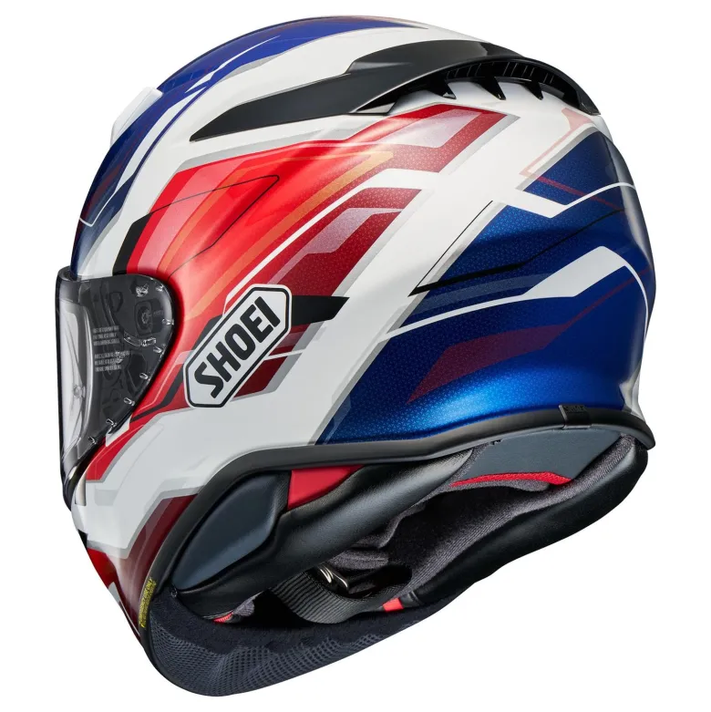 Kask integralny SHOEI NXR2 CAPRICCIO TC-10 czerwony niebieski biały czarny