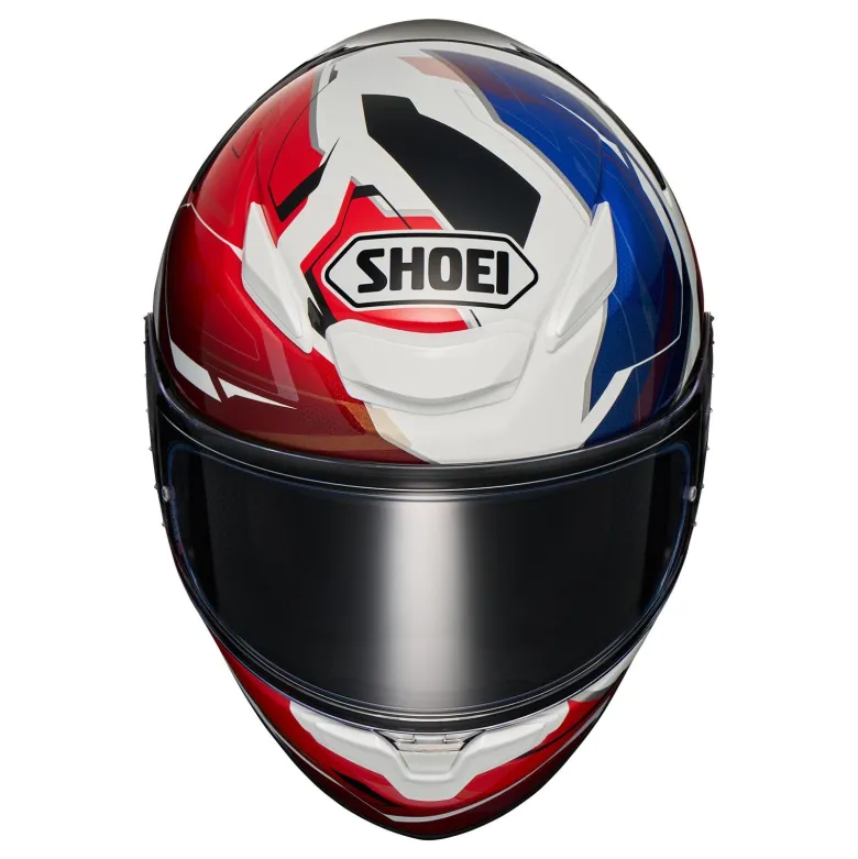 Kask integralny SHOEI NXR2 CAPRICCIO TC-10 czerwony niebieski biały czarny