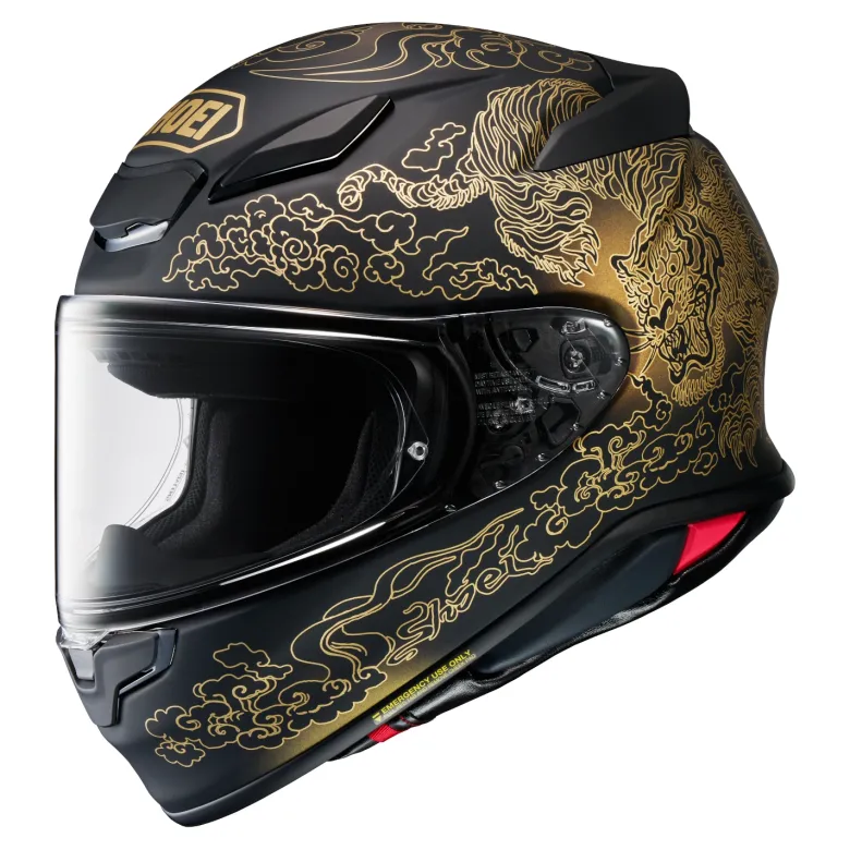 Kask integralny SHOEI NXR2 FEARLESS TC-5 czarny złoty