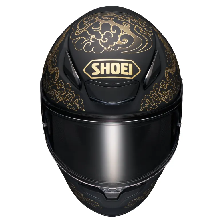 Kask integralny SHOEI NXR2 FEARLESS TC-5 czarny złoty