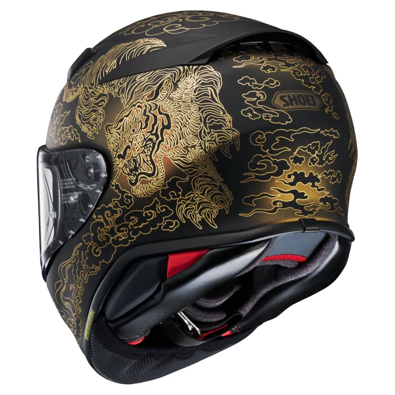 Kask integralny SHOEI NXR2 FEARLESS TC-5 czarny złoty