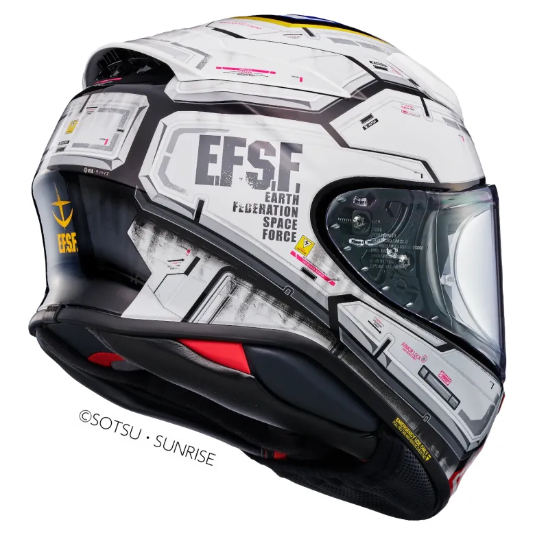 Kask integralny SHOEI NXR2 GUNDAM TC-10 biały czerwony niebieski