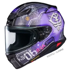 Kask integralny SHOEI NXR2 H-MOBILITY ZAKU TC-12 fioletowy czarny