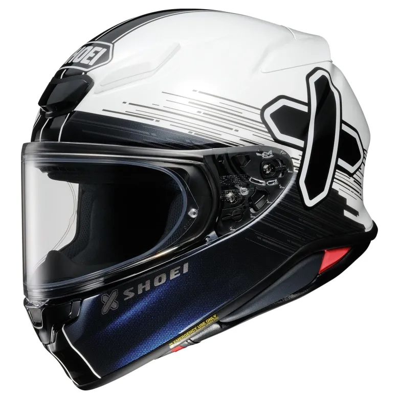 Kask integralny SHOEI NXR2 IDEOGRAPH TC-6 biały czarny niebieski
