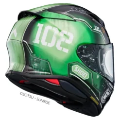 Kask integralny SHOEI NXR2 ZAKU II TC-4 zielony czarny